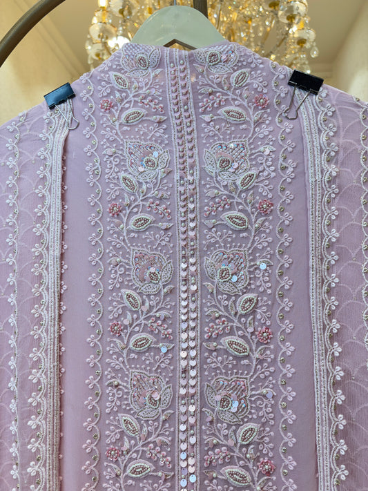 Ruhnaz Handcrafted Georgette Suit