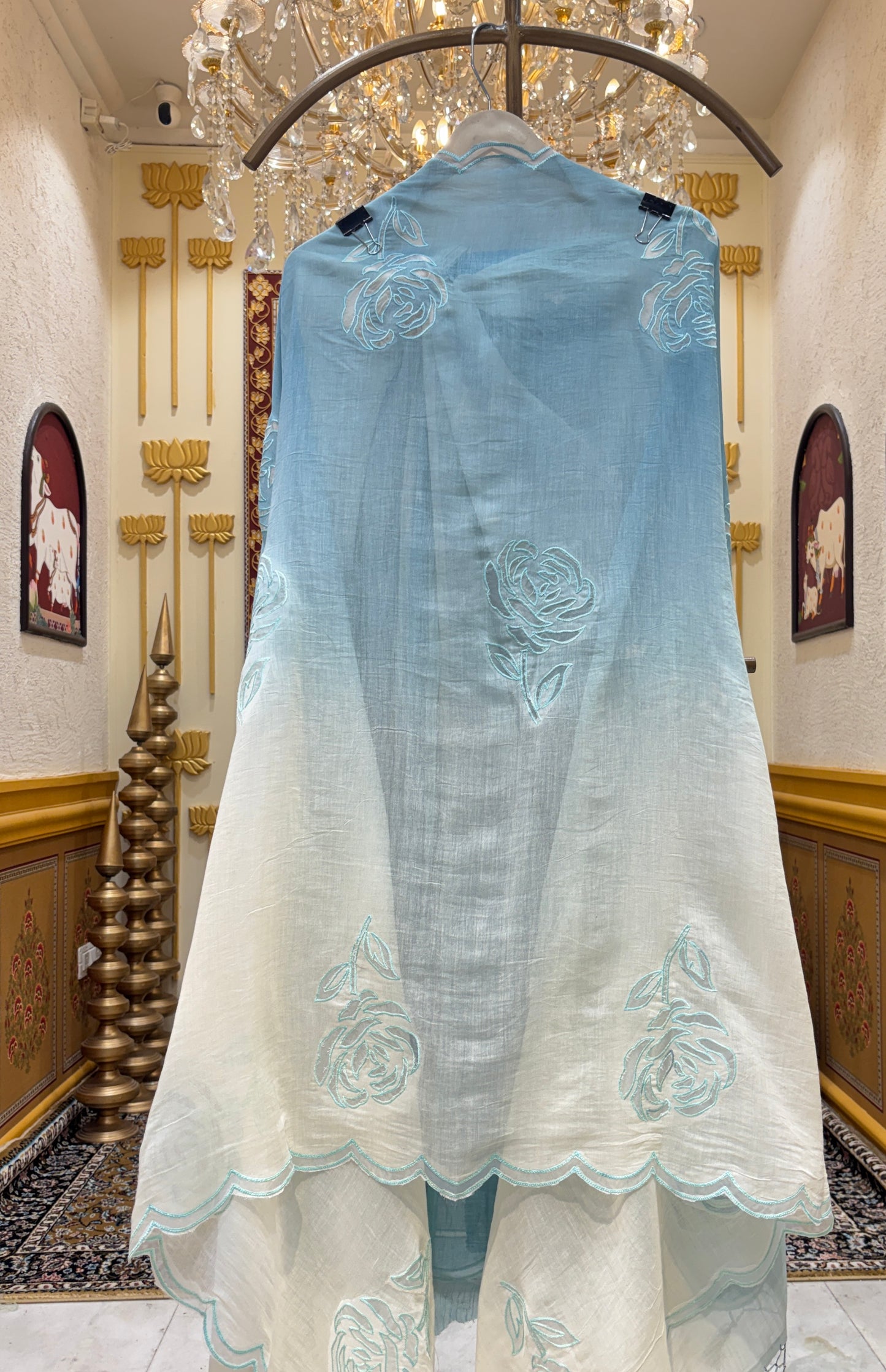 Aabira Appliqué Chanderi Suit