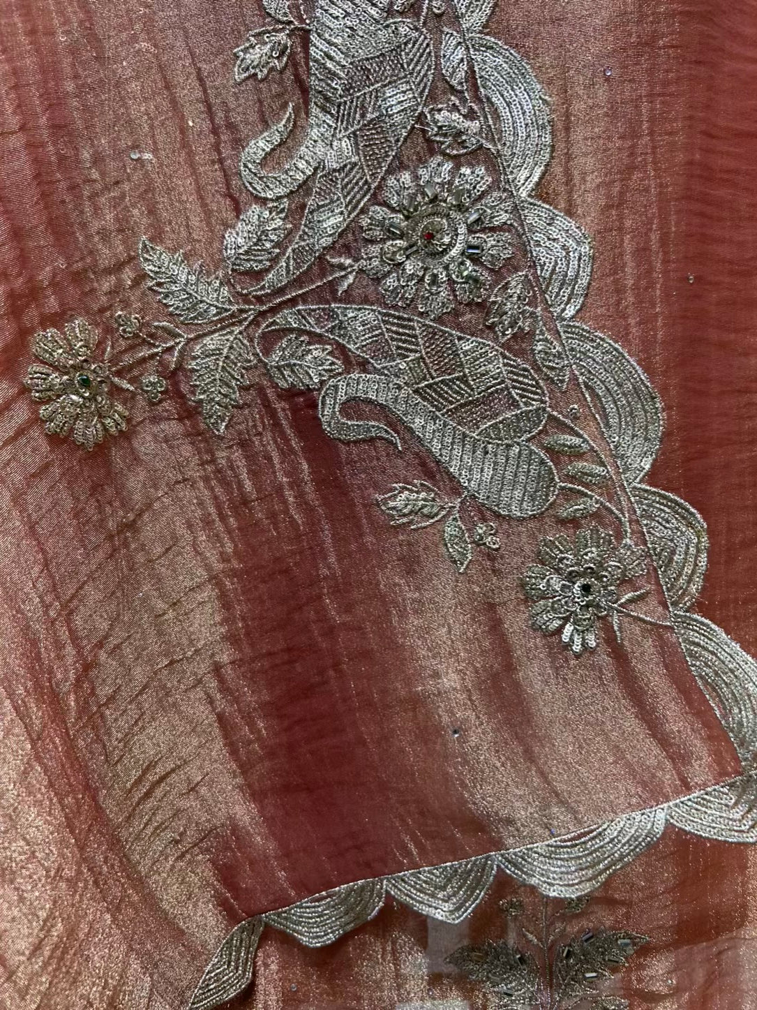 Aayra Organza Veil Suit (Mauve)
