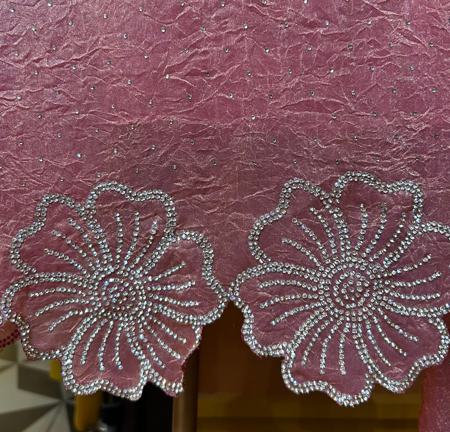 Roshna Shimmer Organza Suit (Pink)
