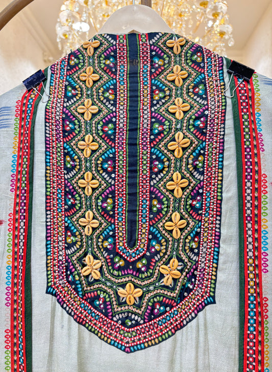 Meherzaad Neckline Suit