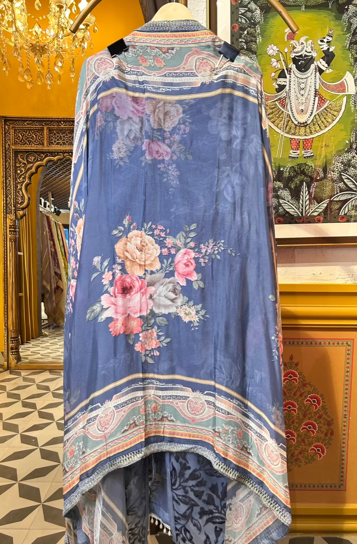 Zaroon Velvet Suit (Blue)