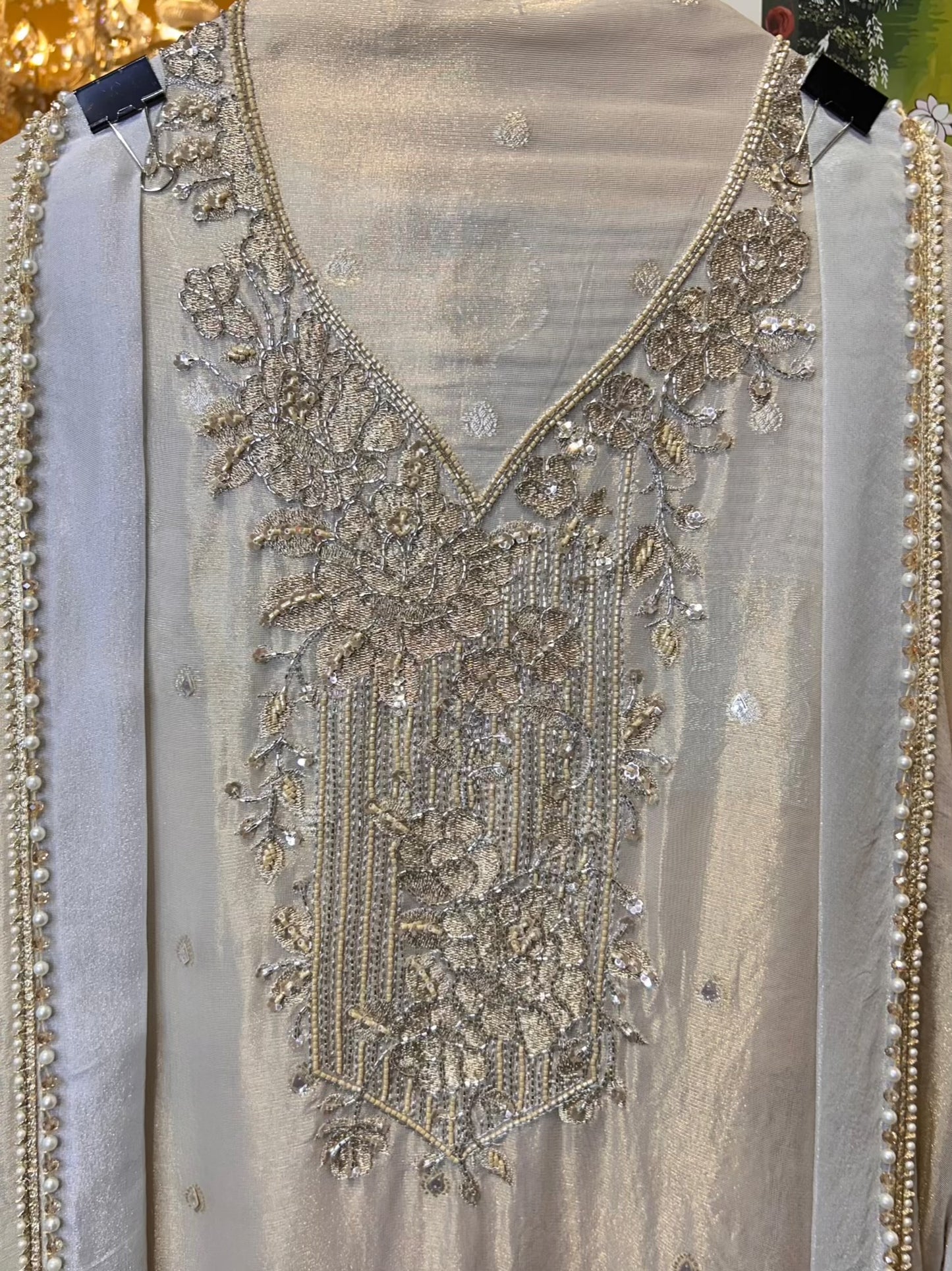 Mehvira Organza Suit