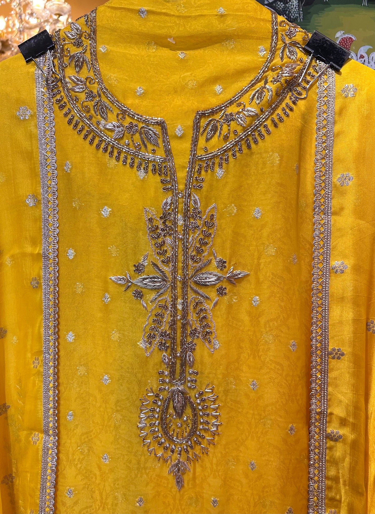 Meherzaan Organza Suit
