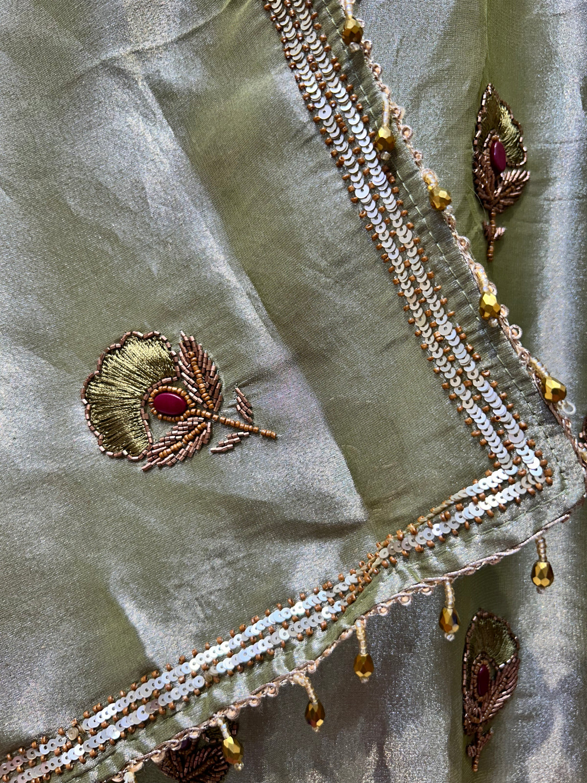 Ruhzaina Organza Suit