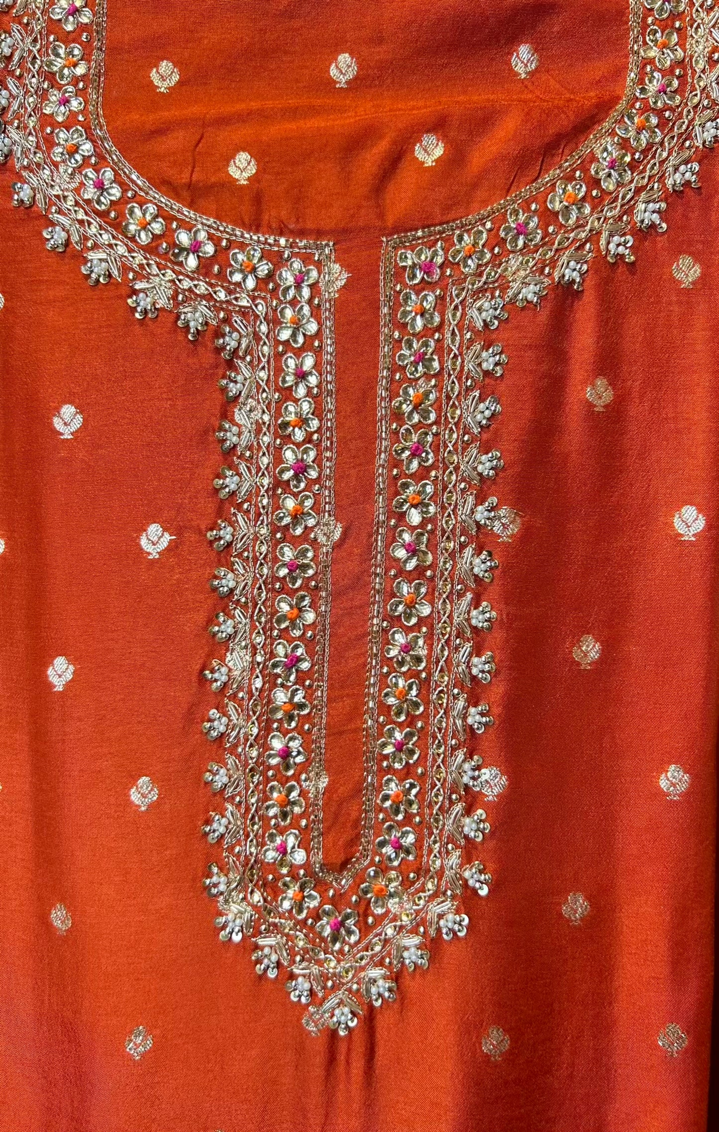 Gulnaaz Adaa Suit (Rust)