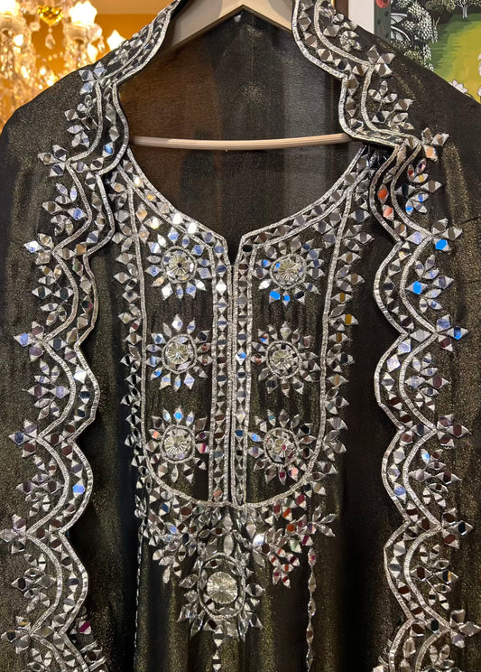 Ameera-é-Noor Anarkali (Mehendi Green)