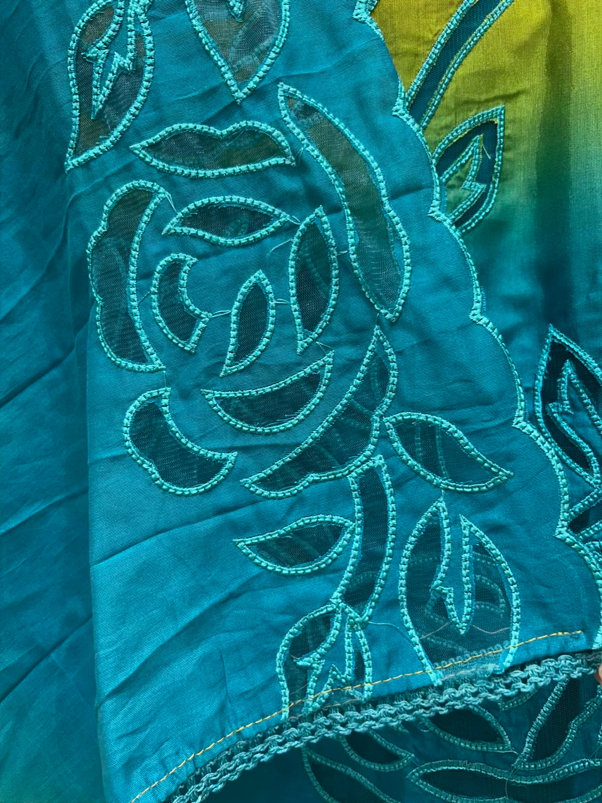 Zivara Appliqué Élan Suit (Turquoise)
