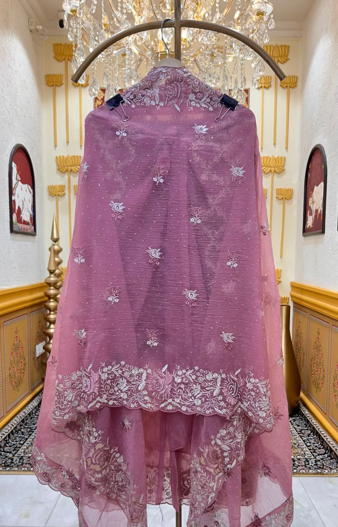Mehrya Zari Élan Suit (Pink)