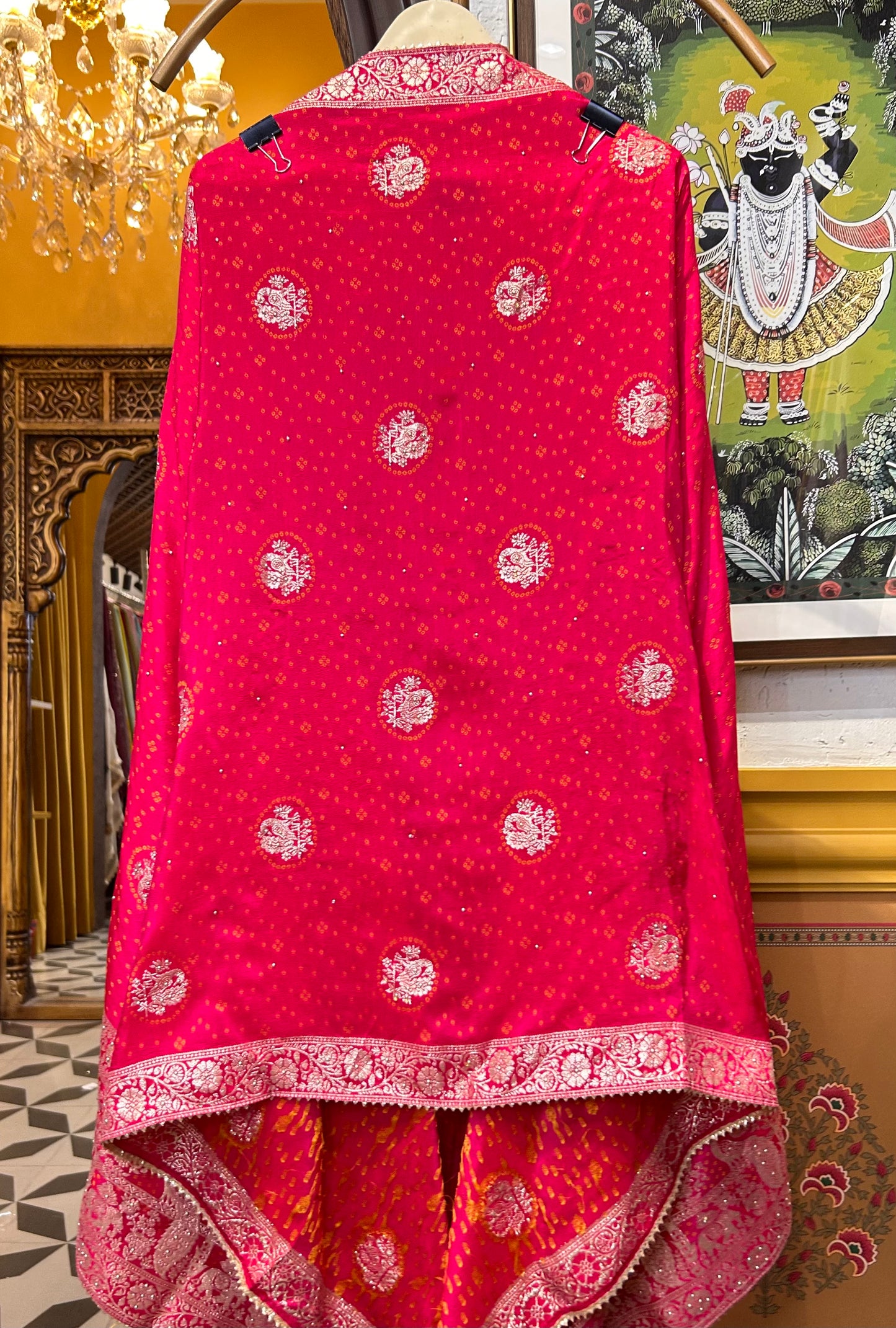 Zarwina Organza Suit (Pink)