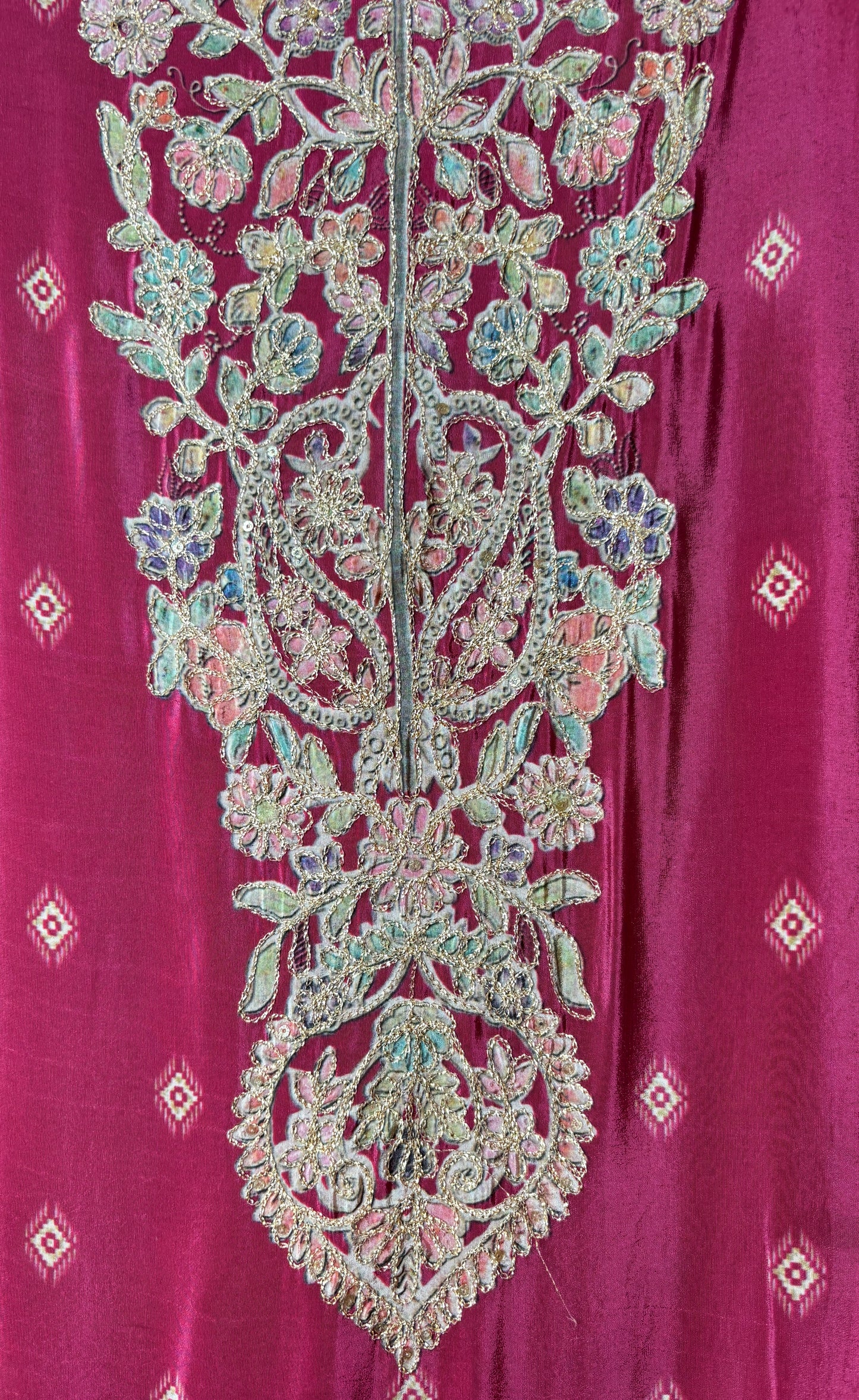 Saanve Crepe Suit (Pink)