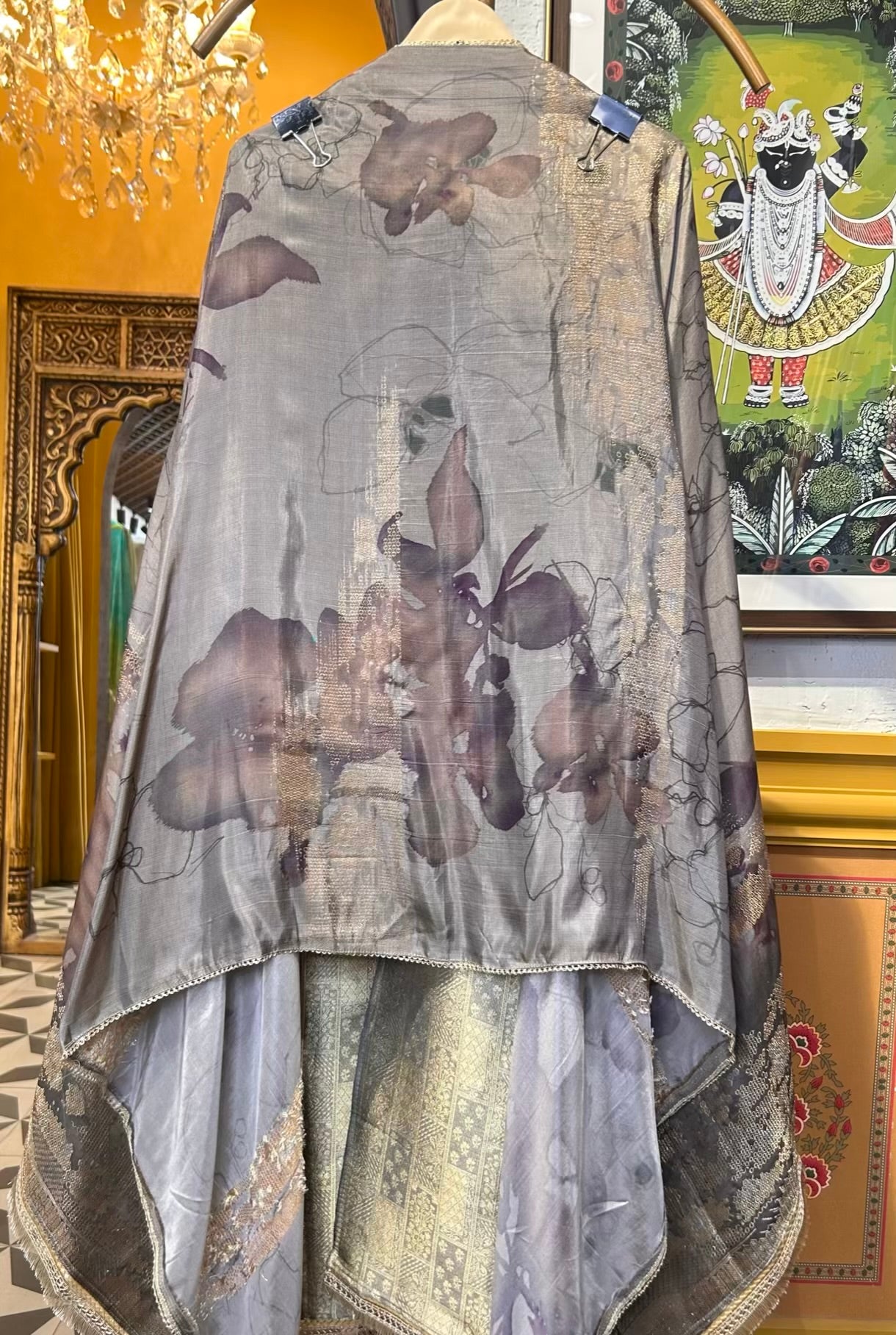 Zarfira Brocade Suit (Lavender)