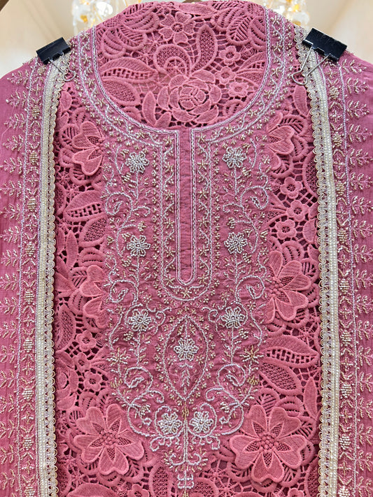 Ira Crochet Chanderi Suit