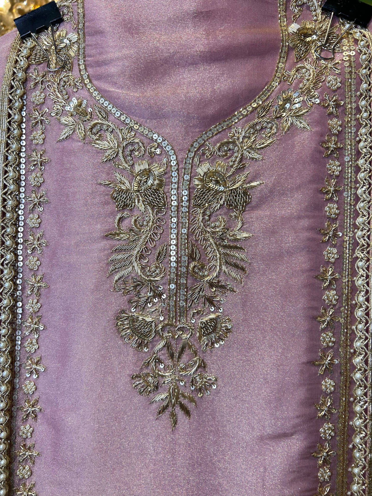 Gulraiz Organza Suit (Pink)