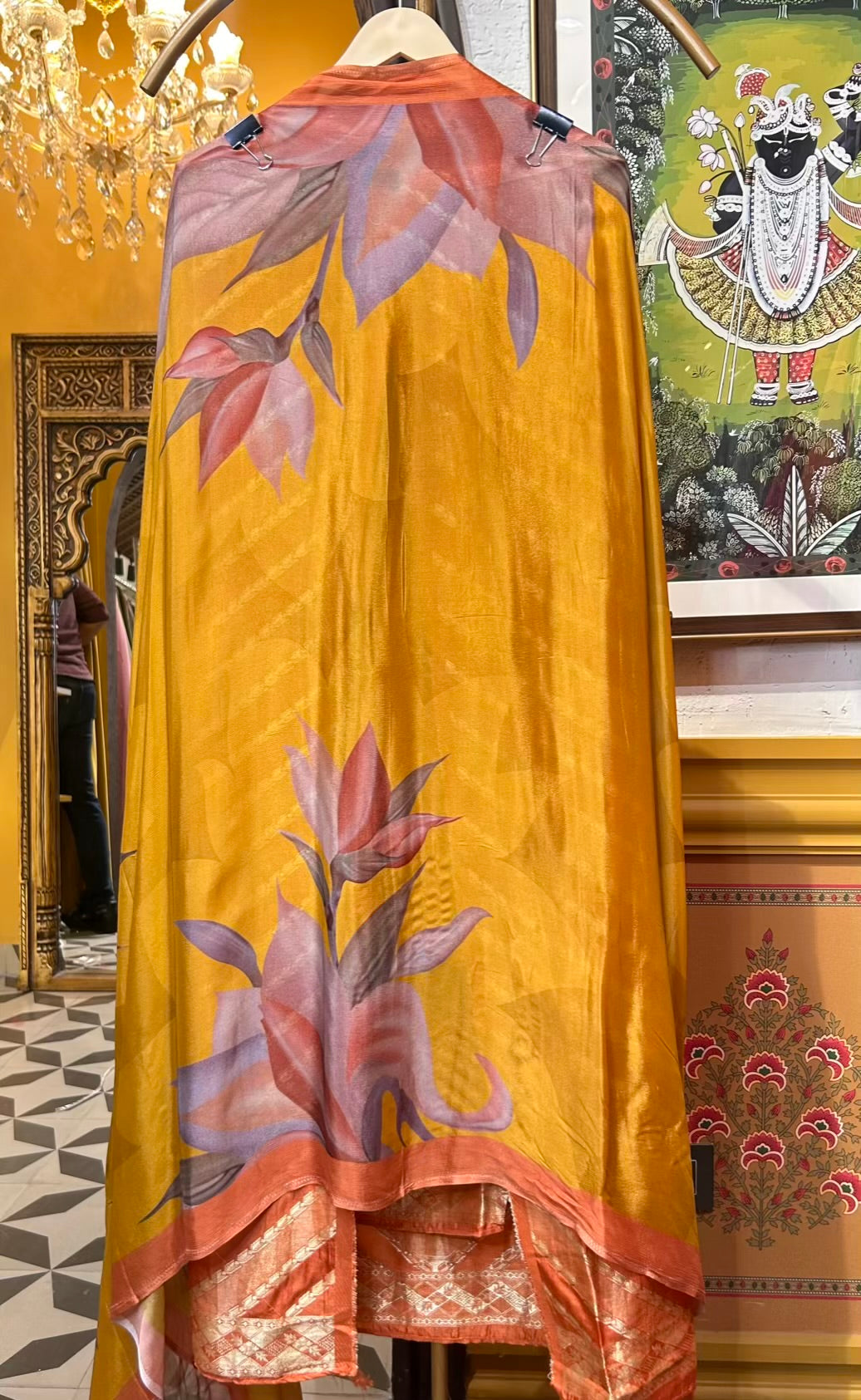 Zaheen Silk Suit (Rust)