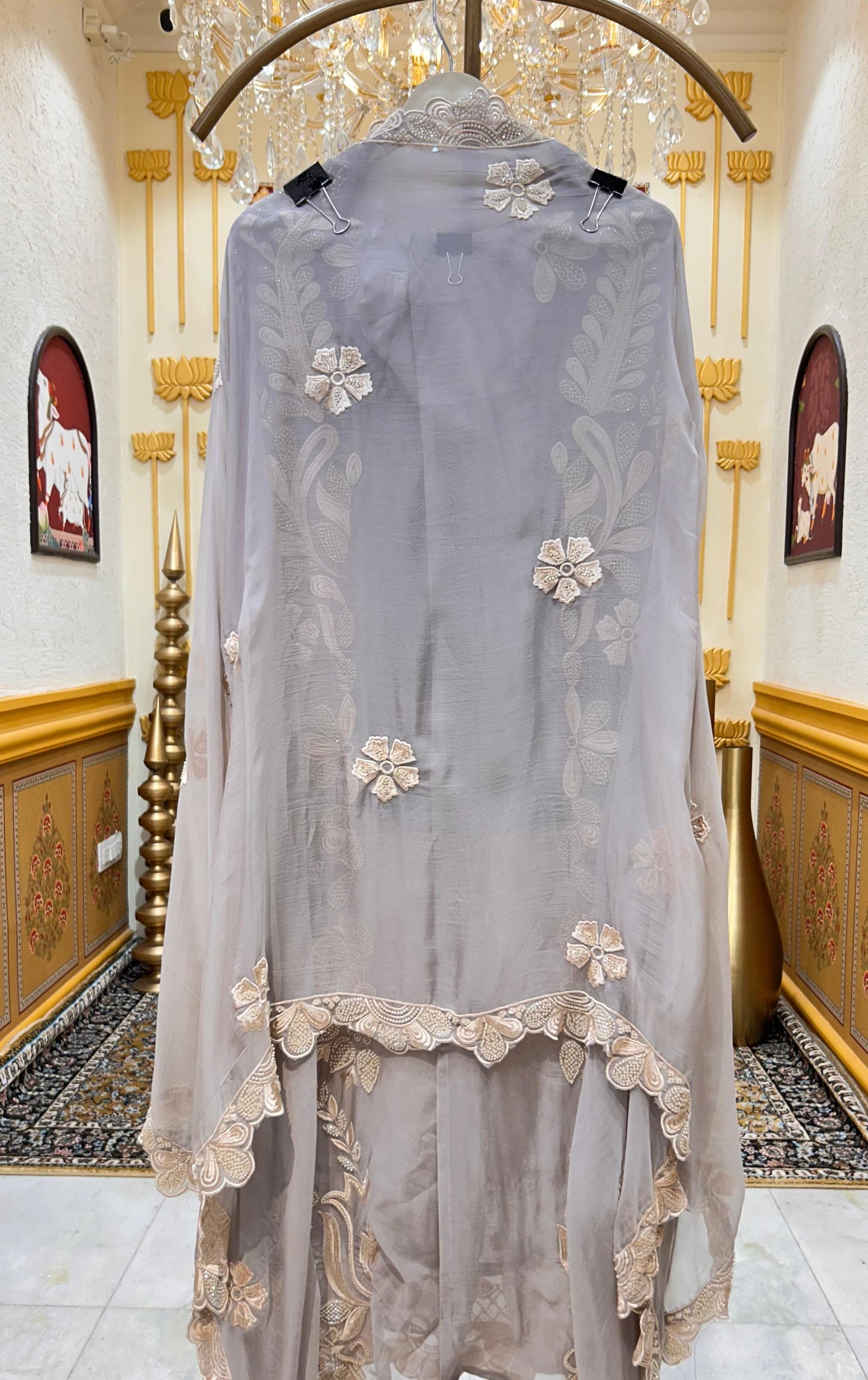 Zareeva Handcrafted Organza Suit