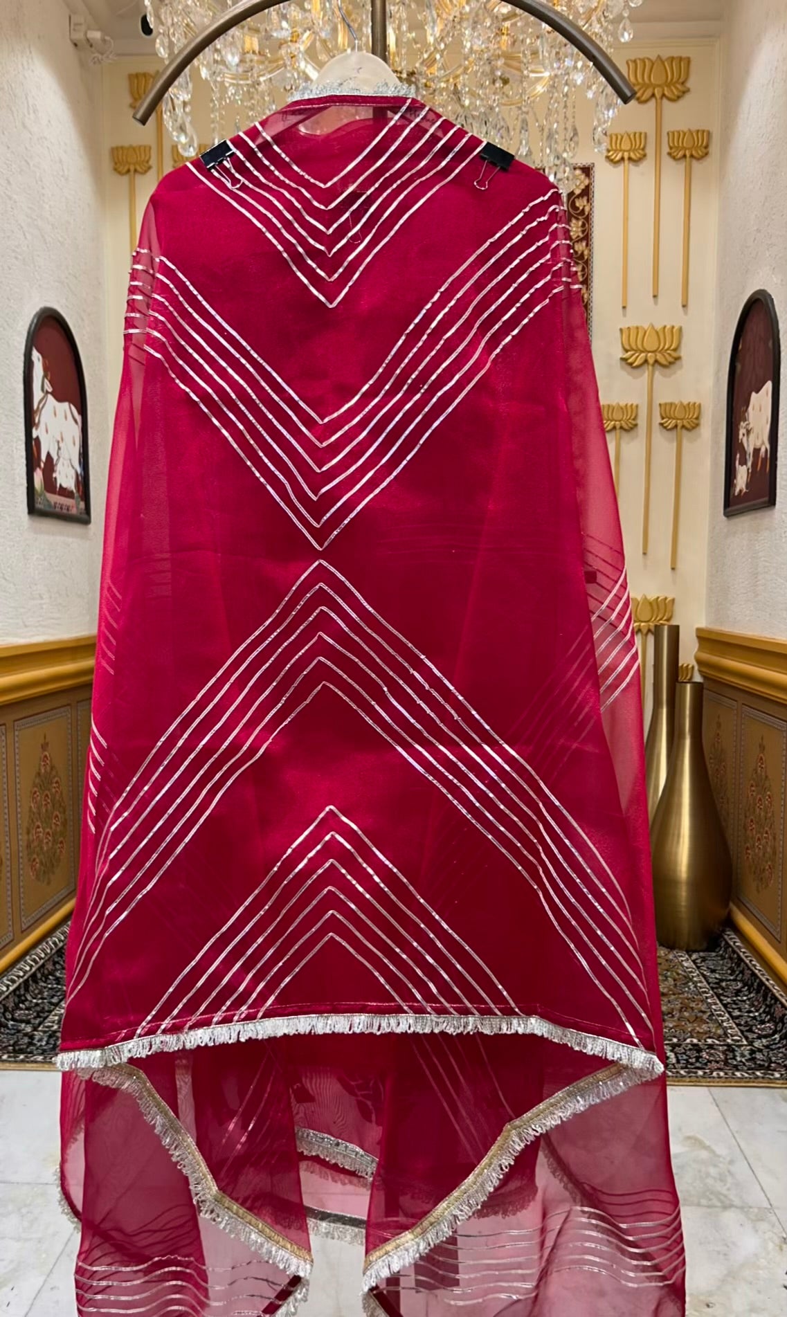 Arezza Leather Work Suit (Magenta 2)