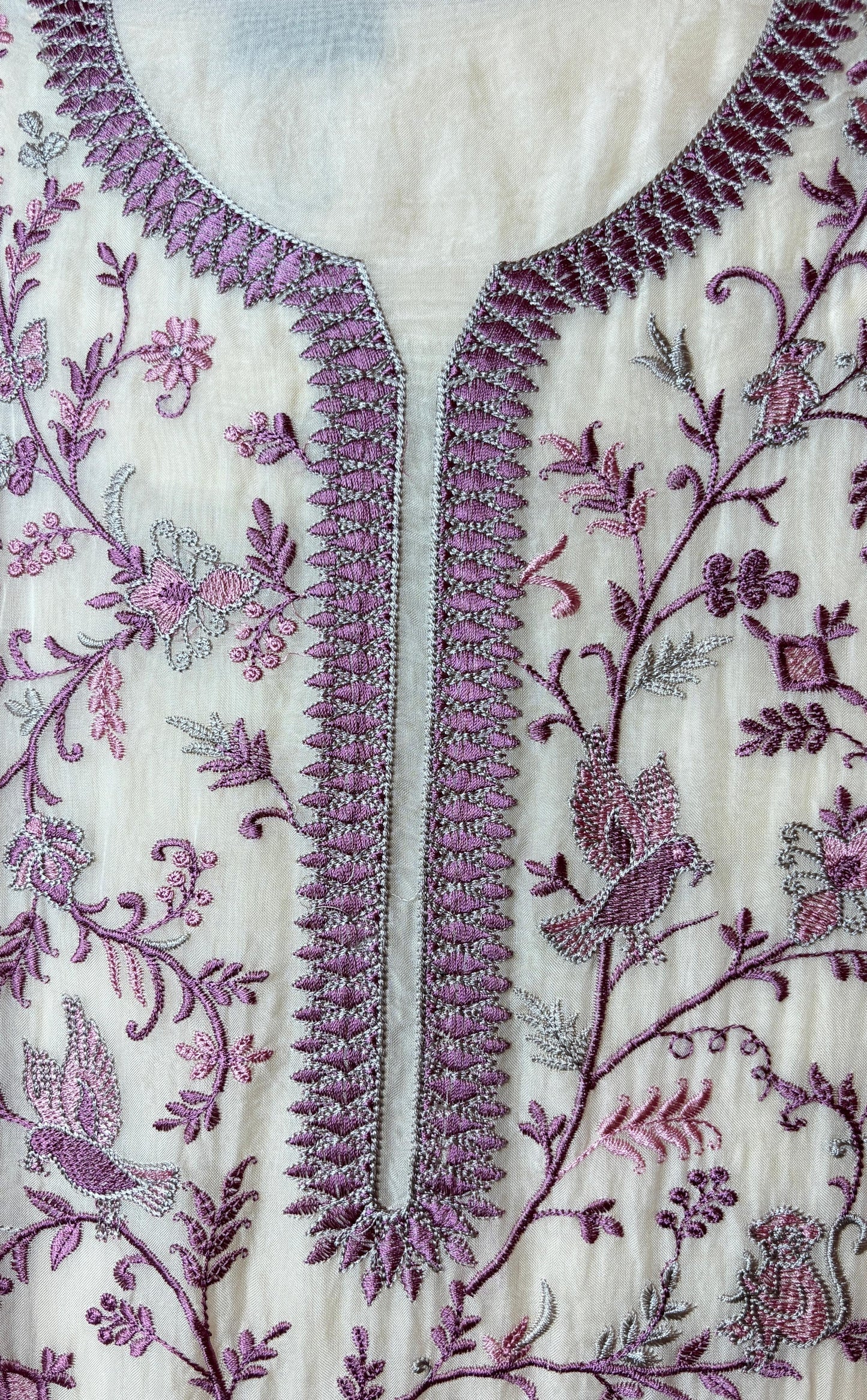 Aarvika Organza Suit (Ivory)