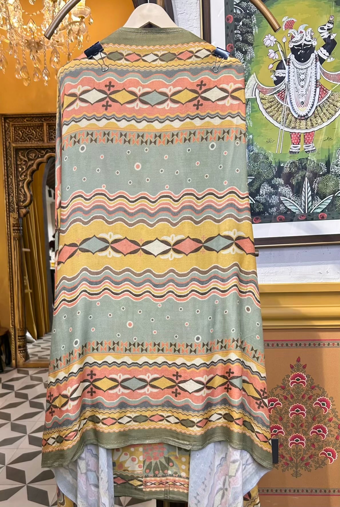 Eira Pashmina Suit (Yellow)