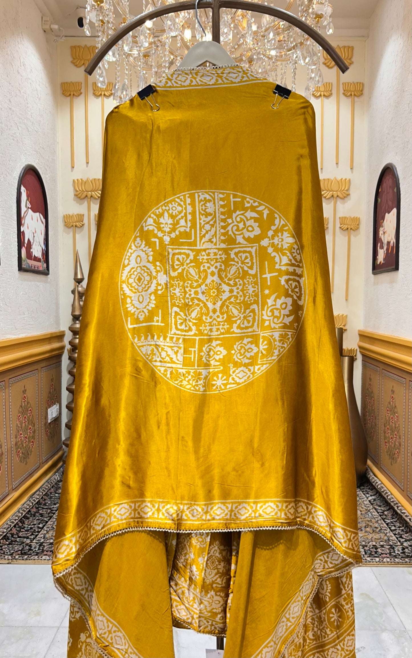 Gajji Rang Sheesha Suit