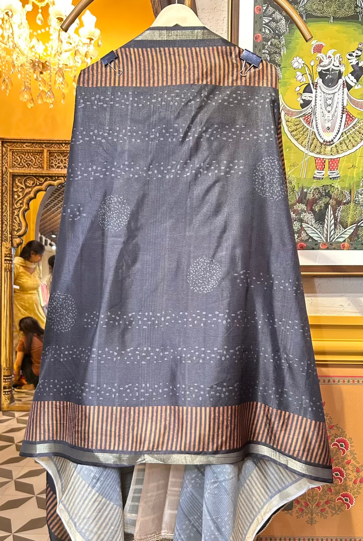 Adaa-e-Zareen (Grey & peach)