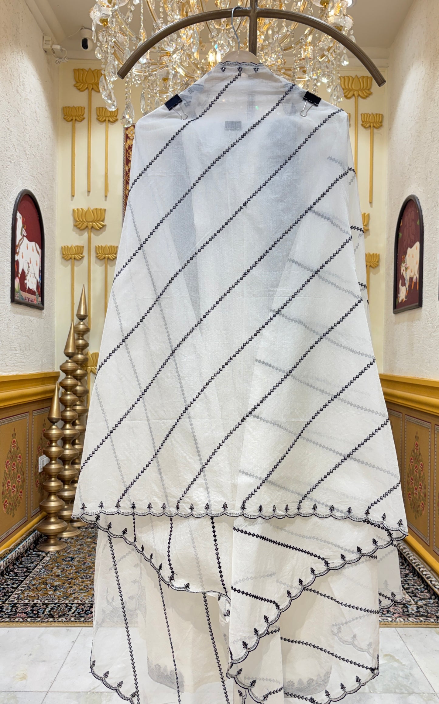 Mehraya Zari Chanderi Suit