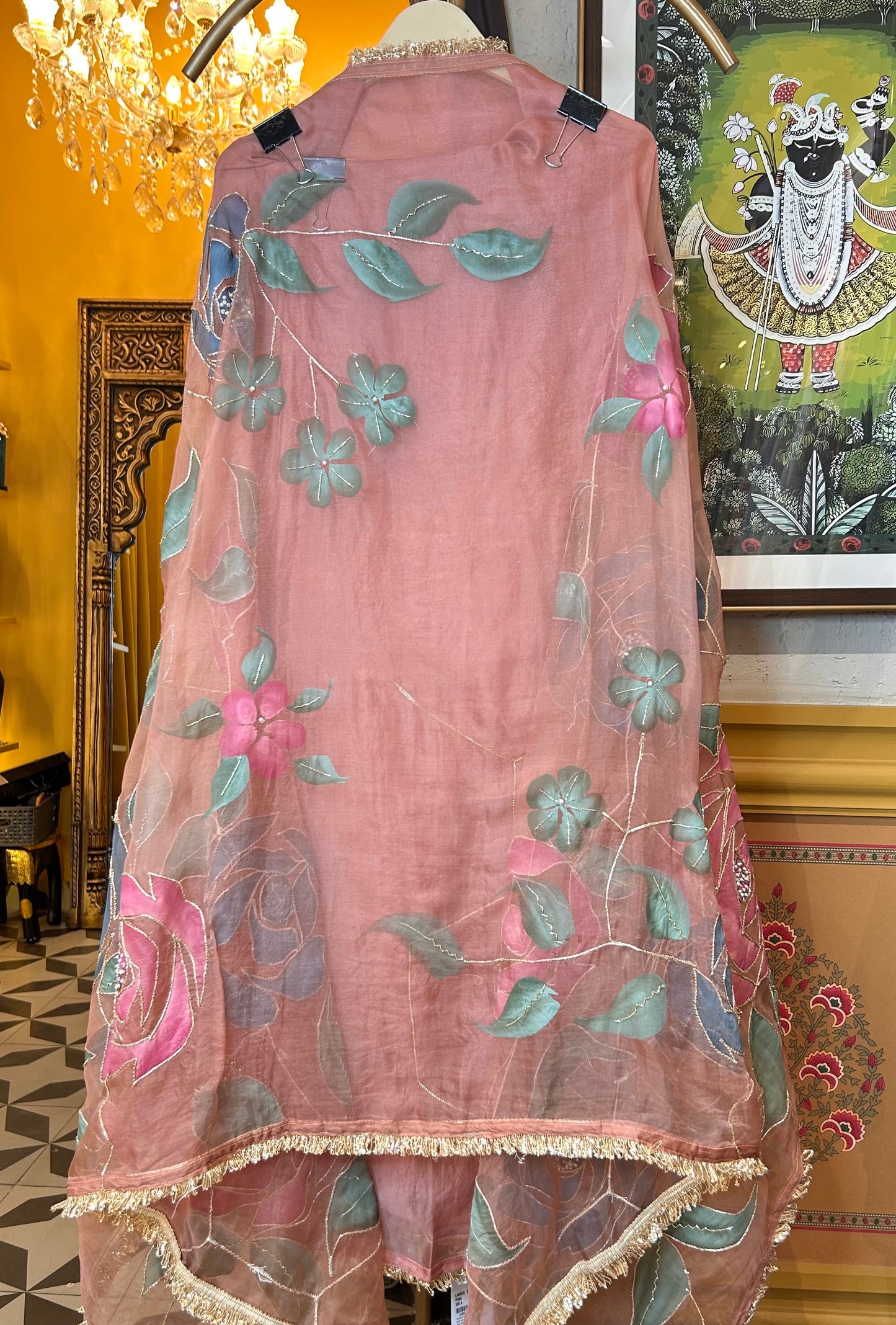 Gulrosh Organza Suit (Pink)