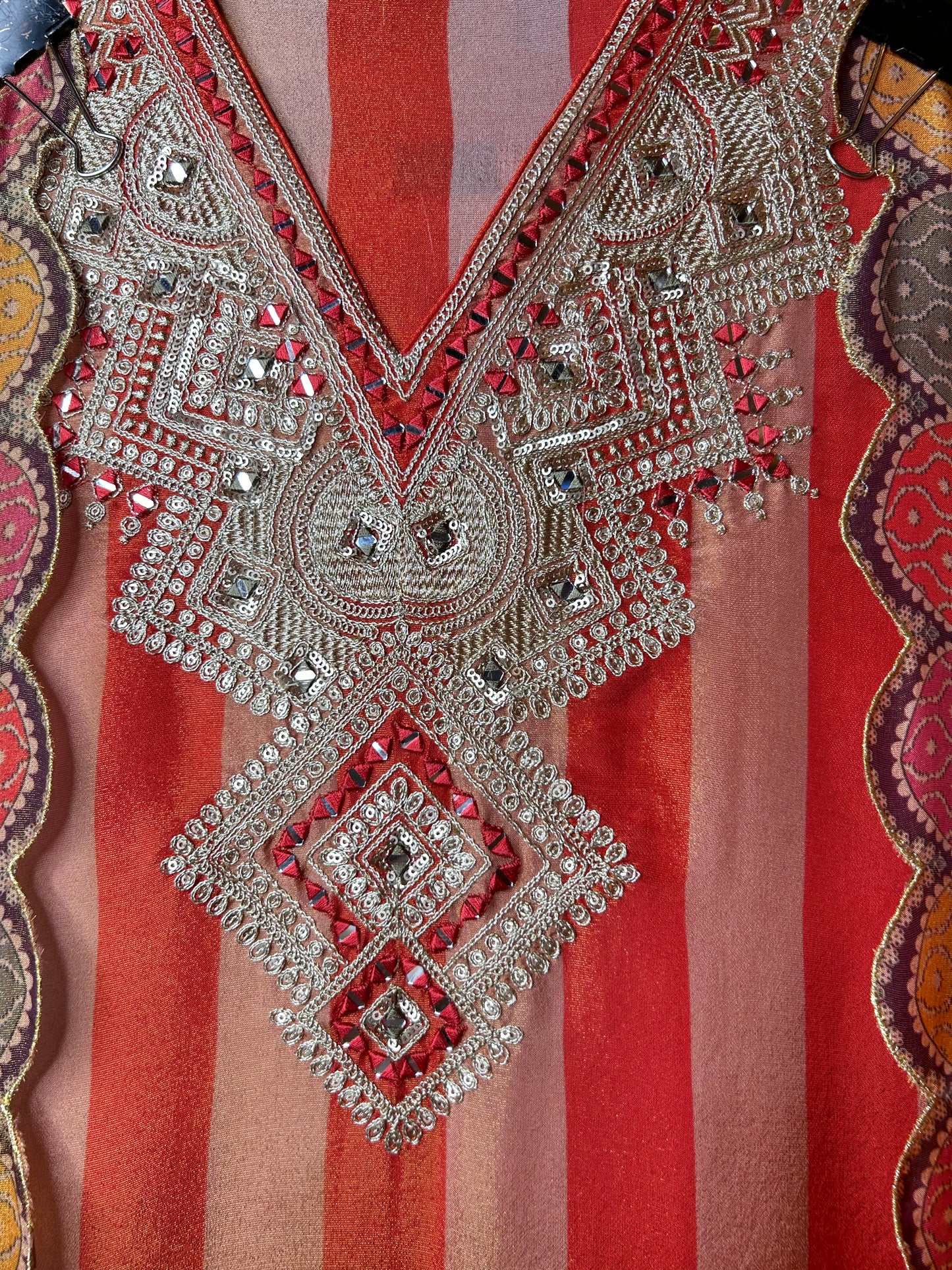 Chamak Shimmer Organza Suit