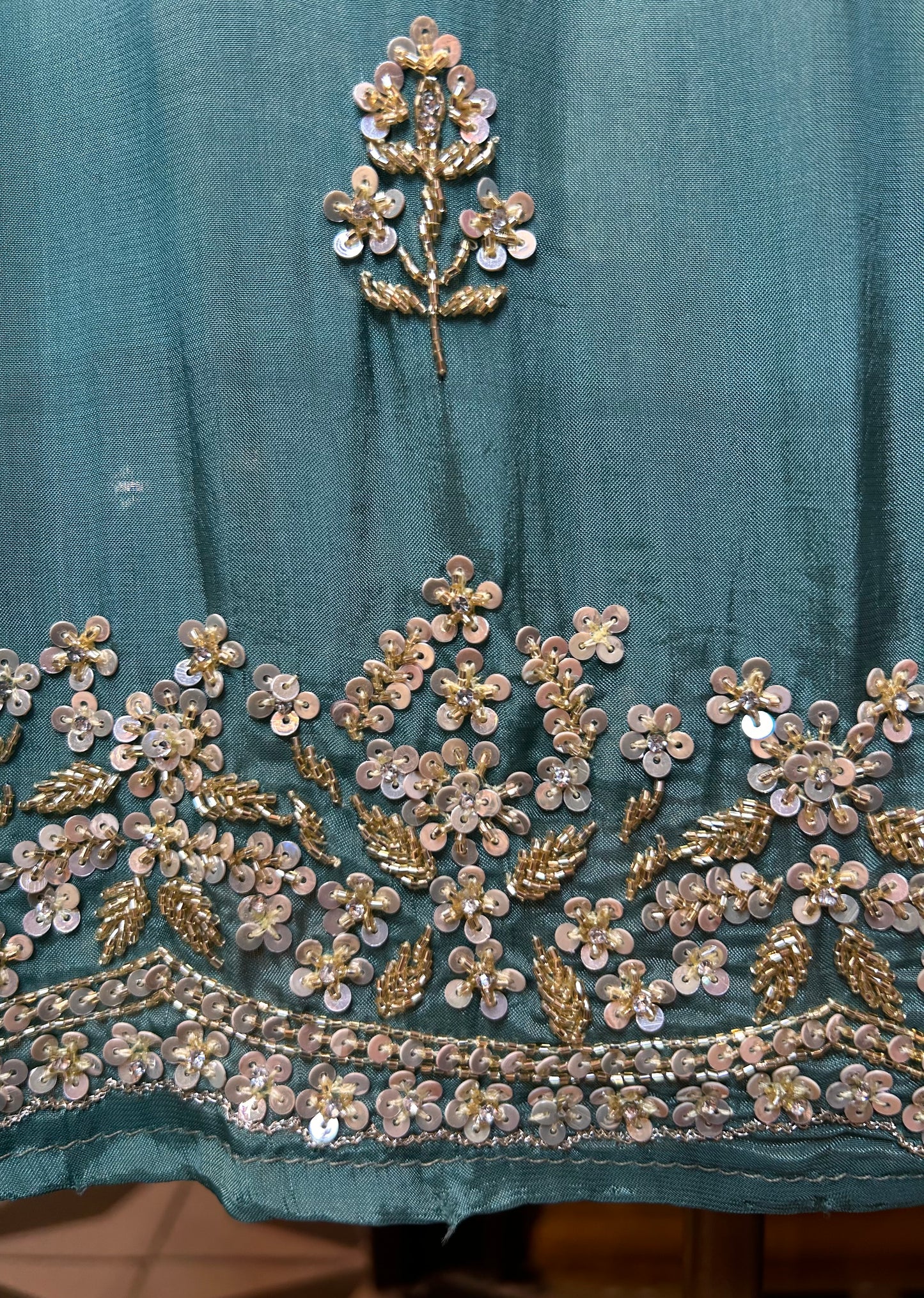 Afsaneh Organza Suit (Blue)