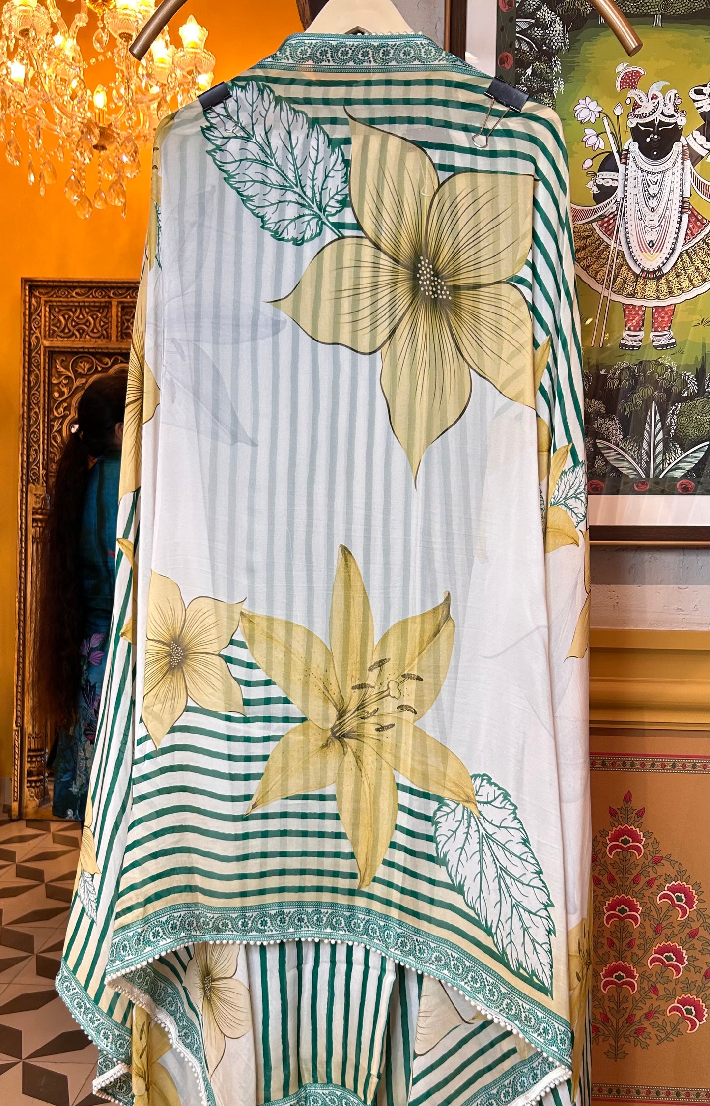 Ziyara Organza Suit (Green)