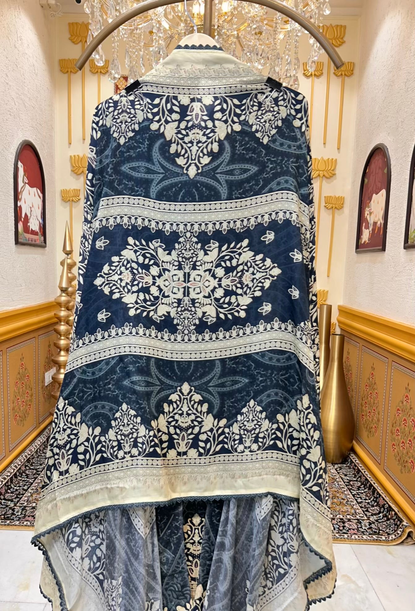 Zehraah Pashmina Veil Suit (Black)