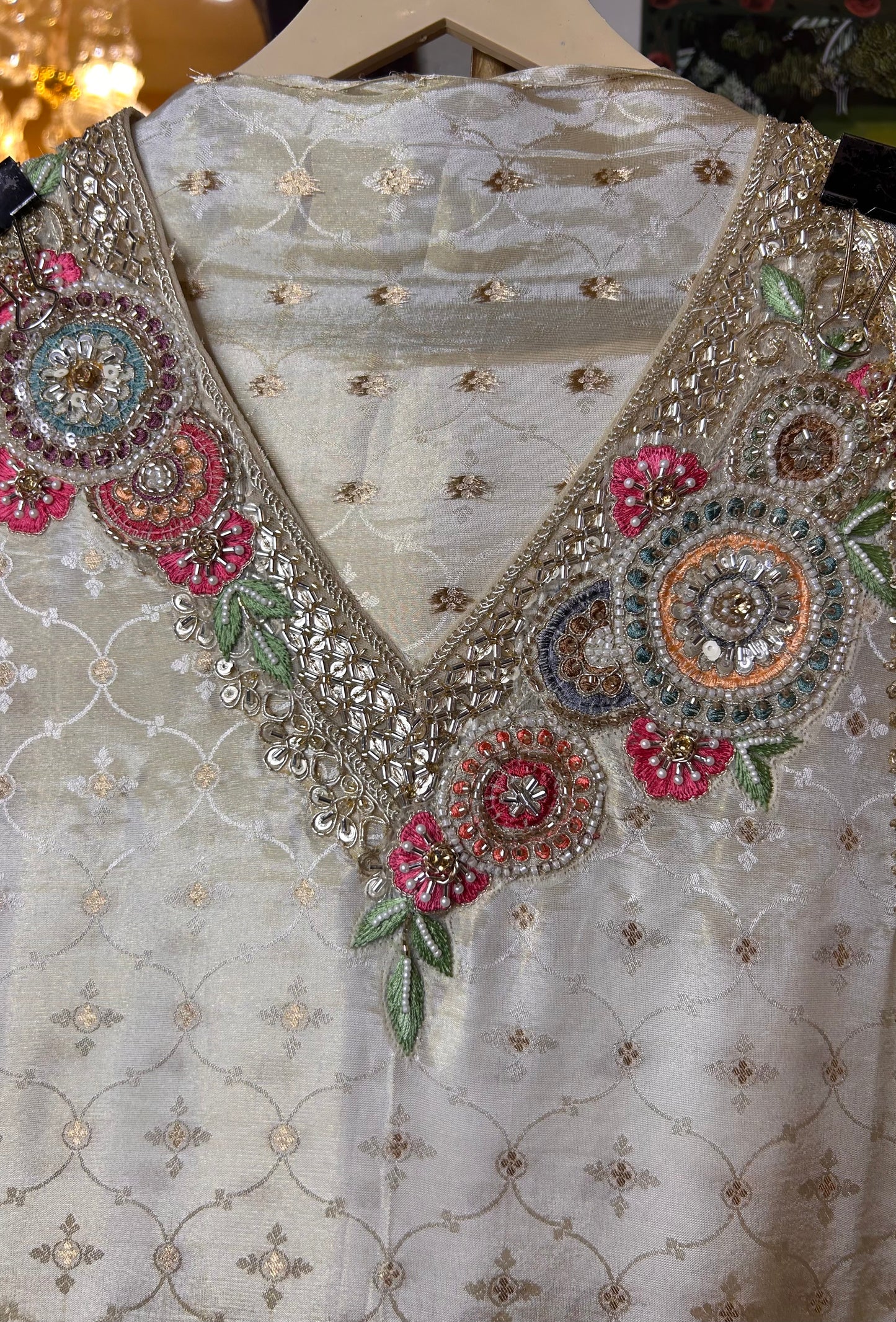 Noor-e-Jahan Organza Suit