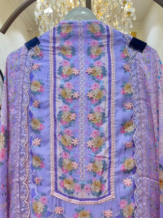 Sia Lace Muslin Suit