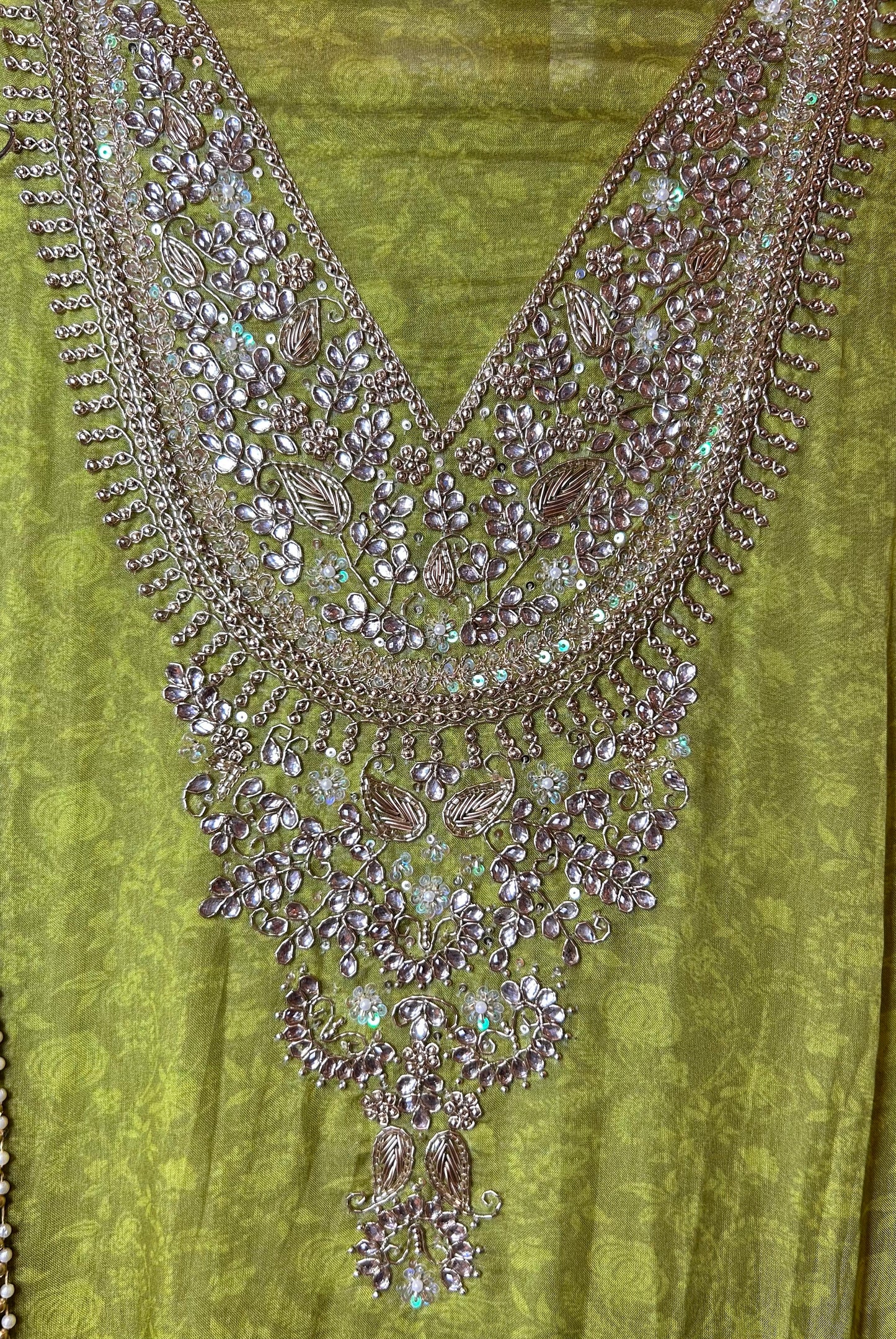 Reeva Organza Suit (Green)