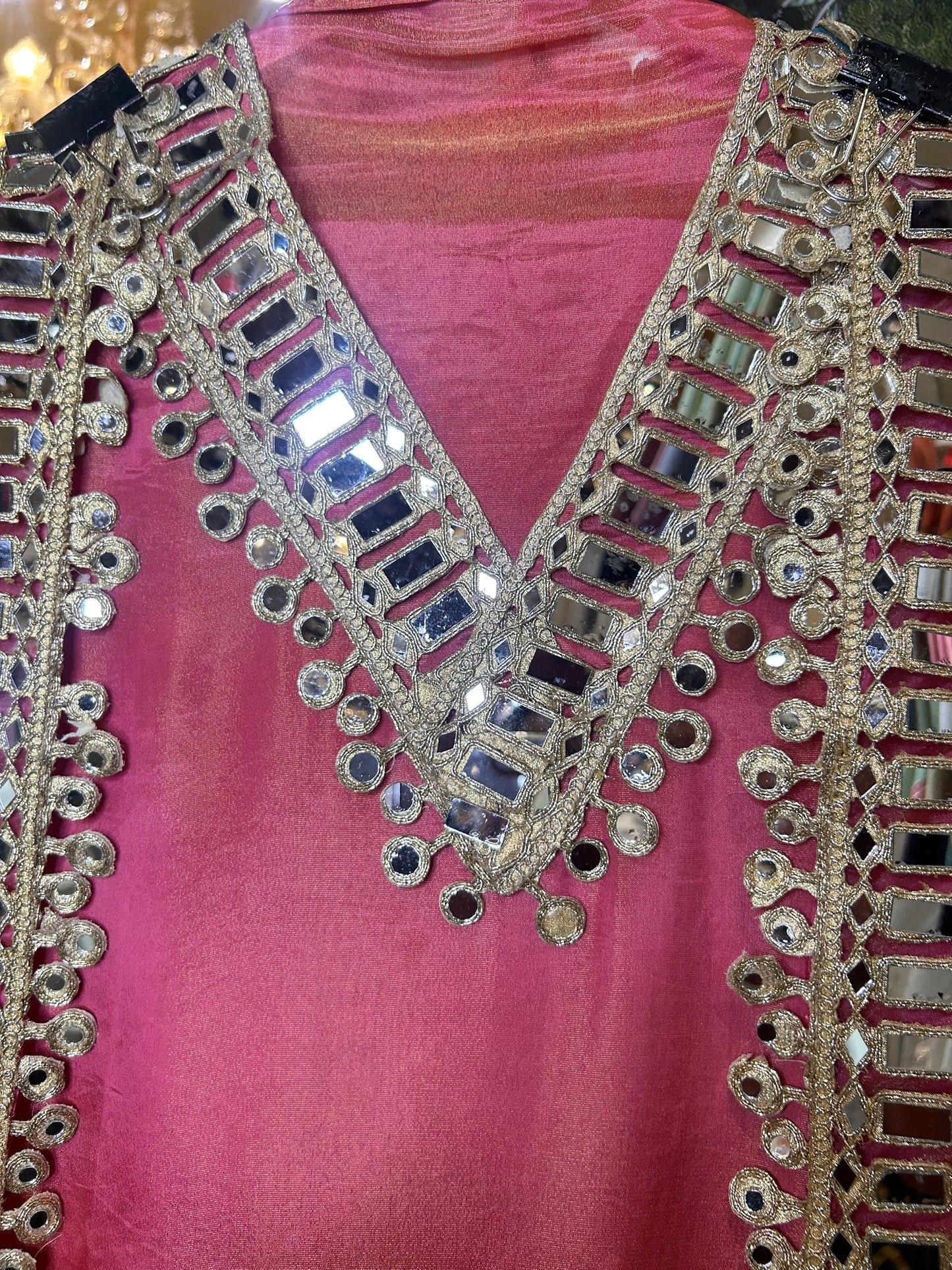 Shazeen Organza Suit (Pink)