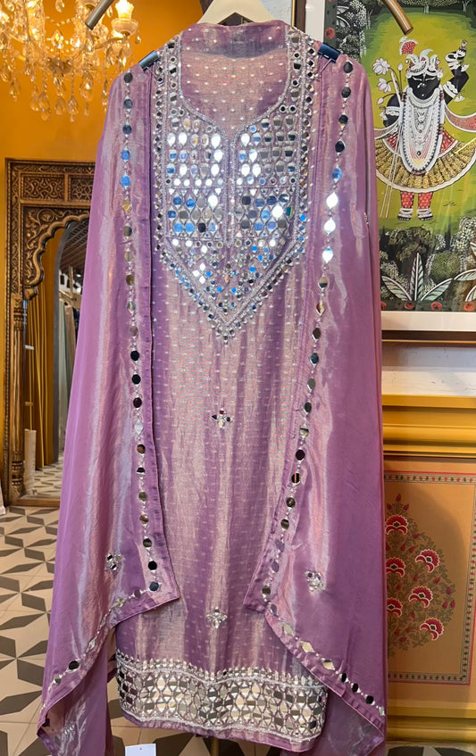 Nayira Mirror Suit (Purple)