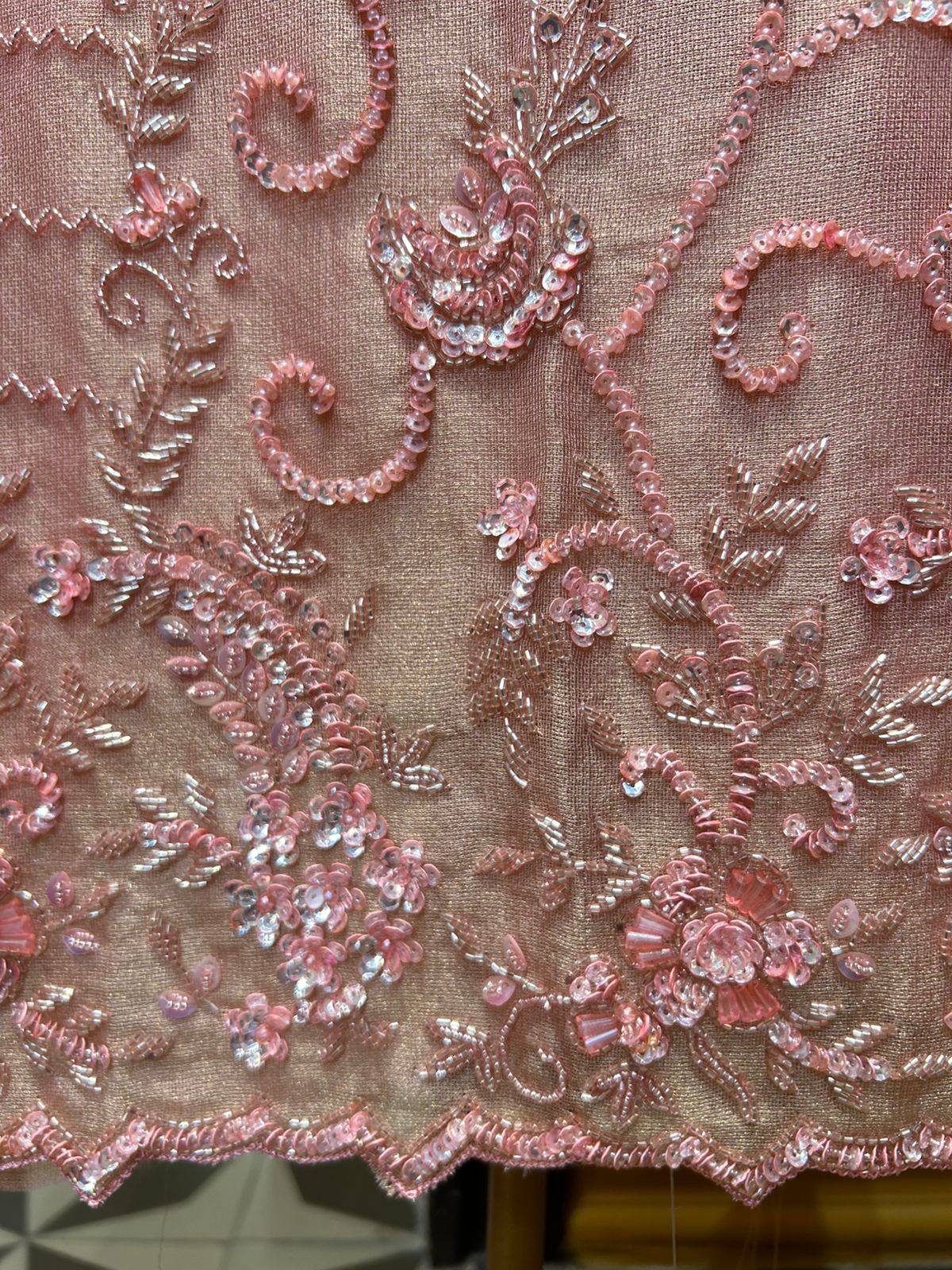 Fariyara Organza Suit (Pink)