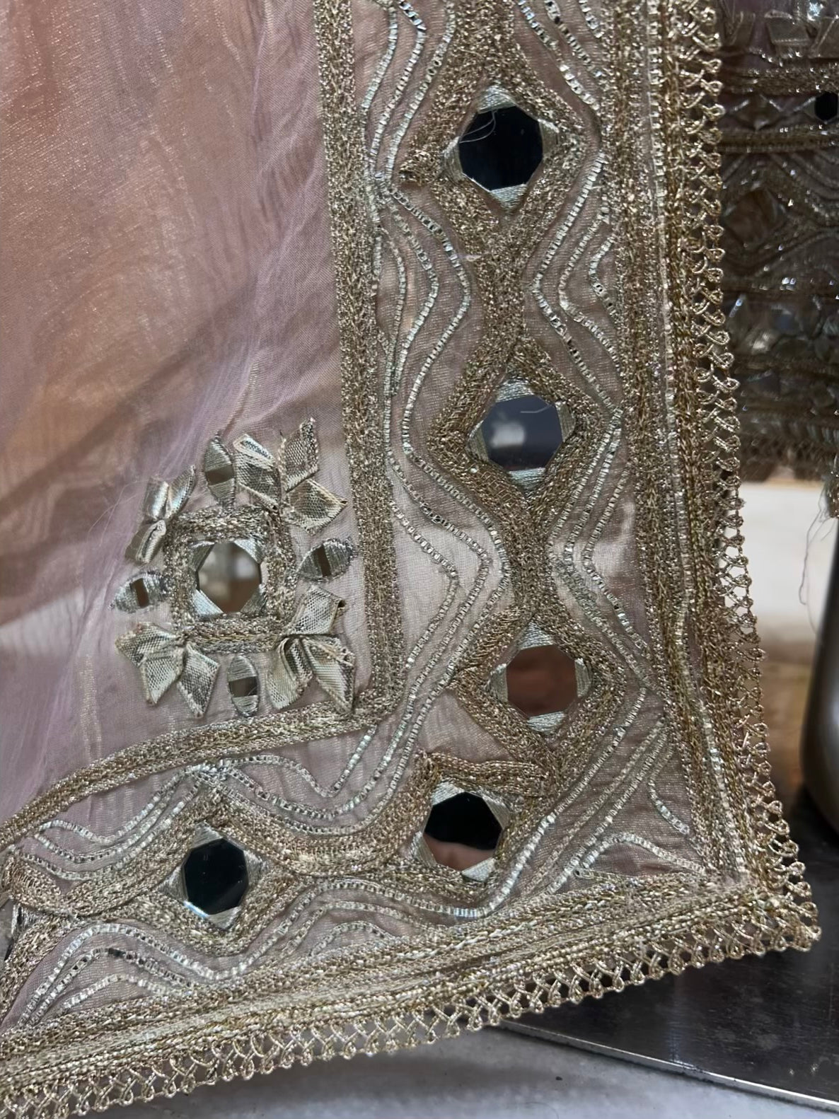 Aaliya Shimmer Noor Anarkali (Pink)