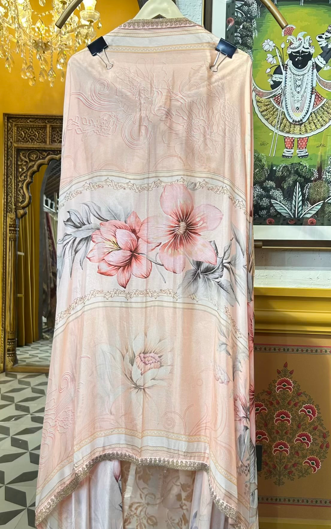 Zaroon Velvet Suit (Ivory)