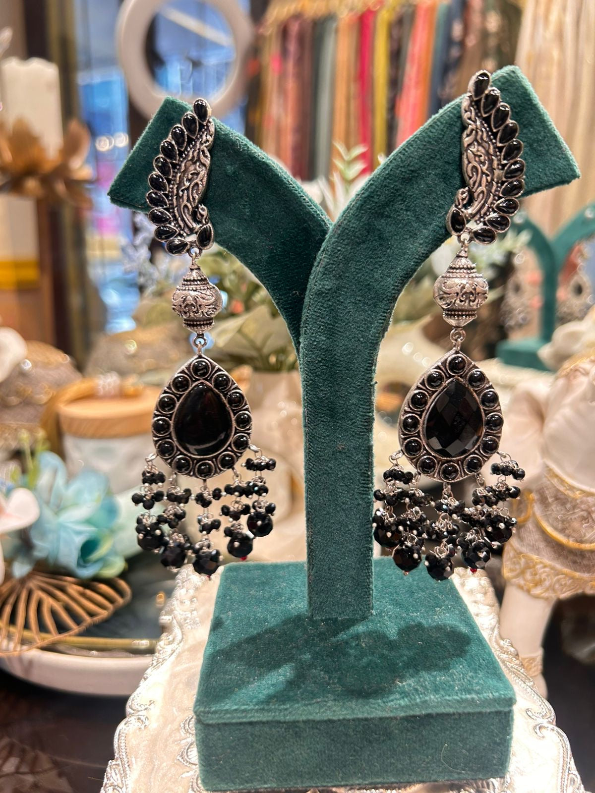 Meheré-Bahar Earrings (Black)