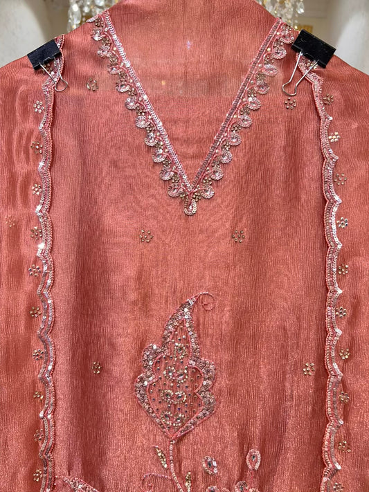 Ayleen Shimmer Stone Suit (Olive Pink)