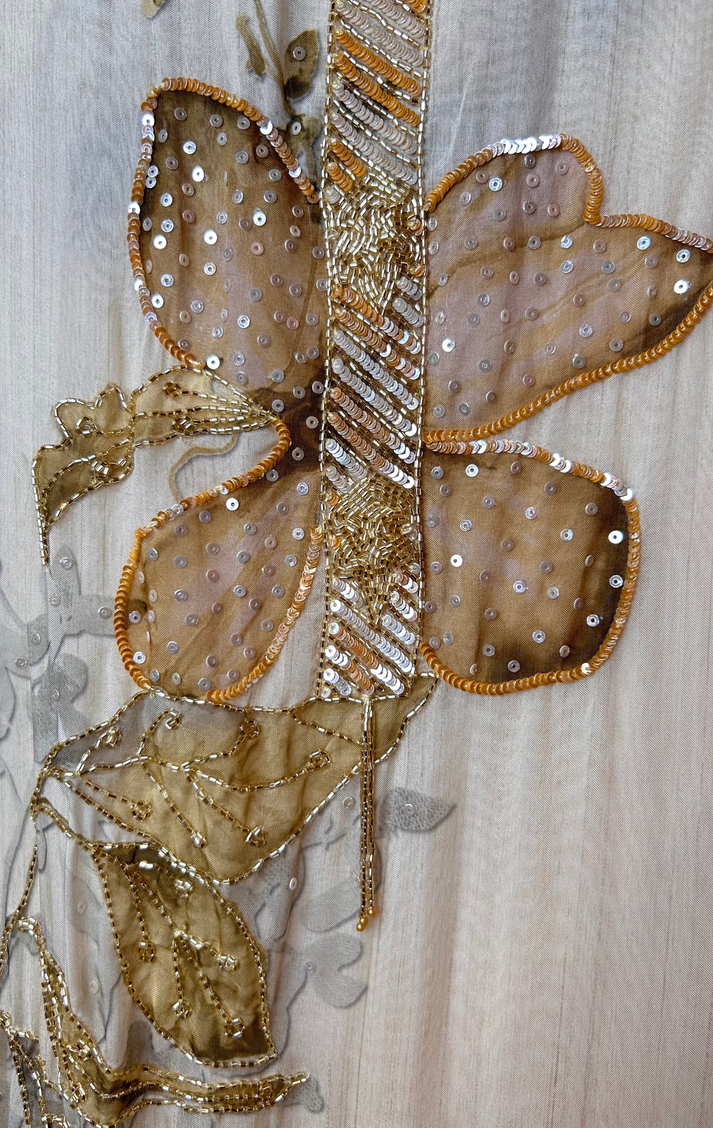 Elayna Organza Suit (Ivory Yellow)