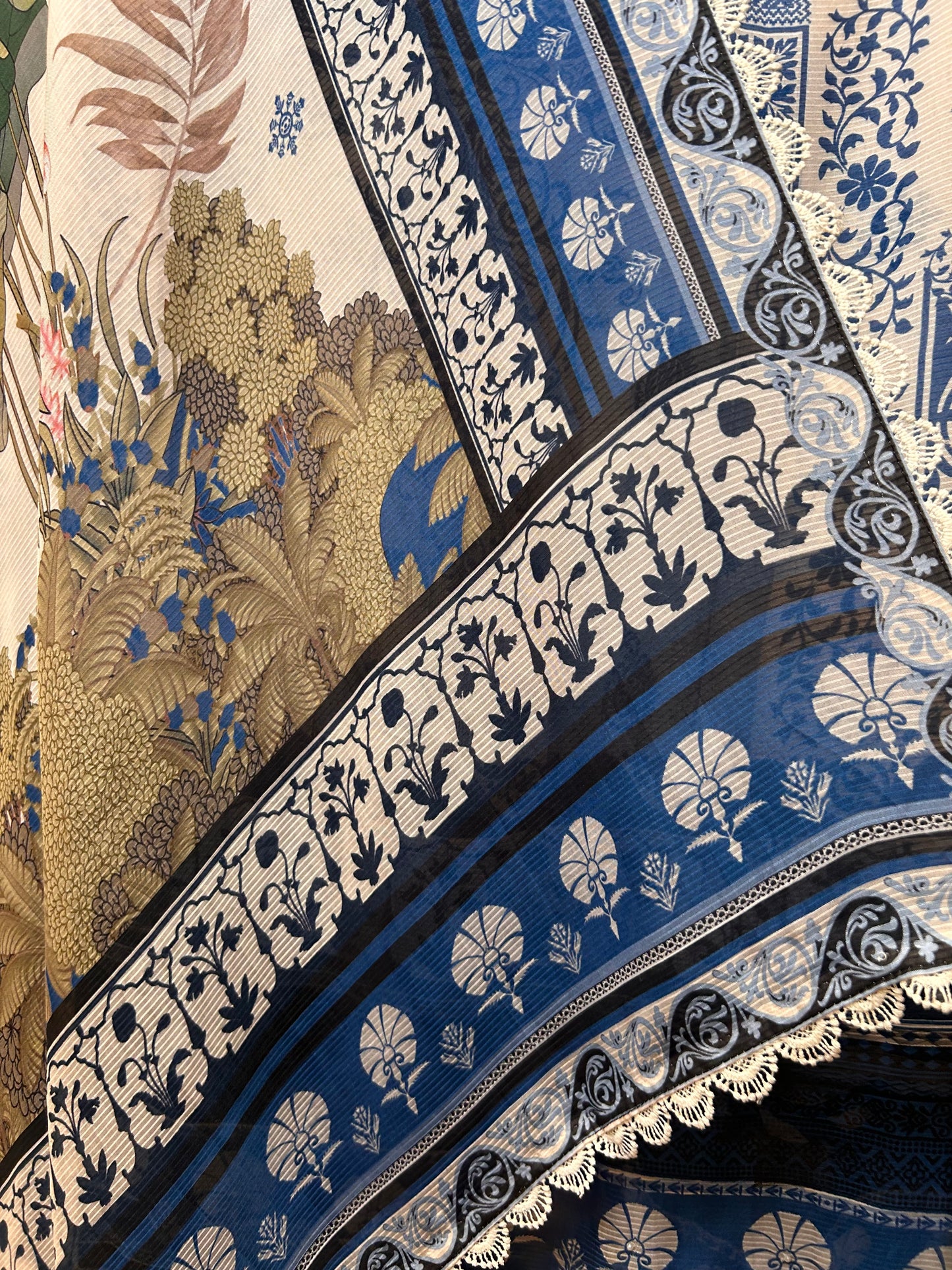 Amoli Mul Cotton Suit (Blue)