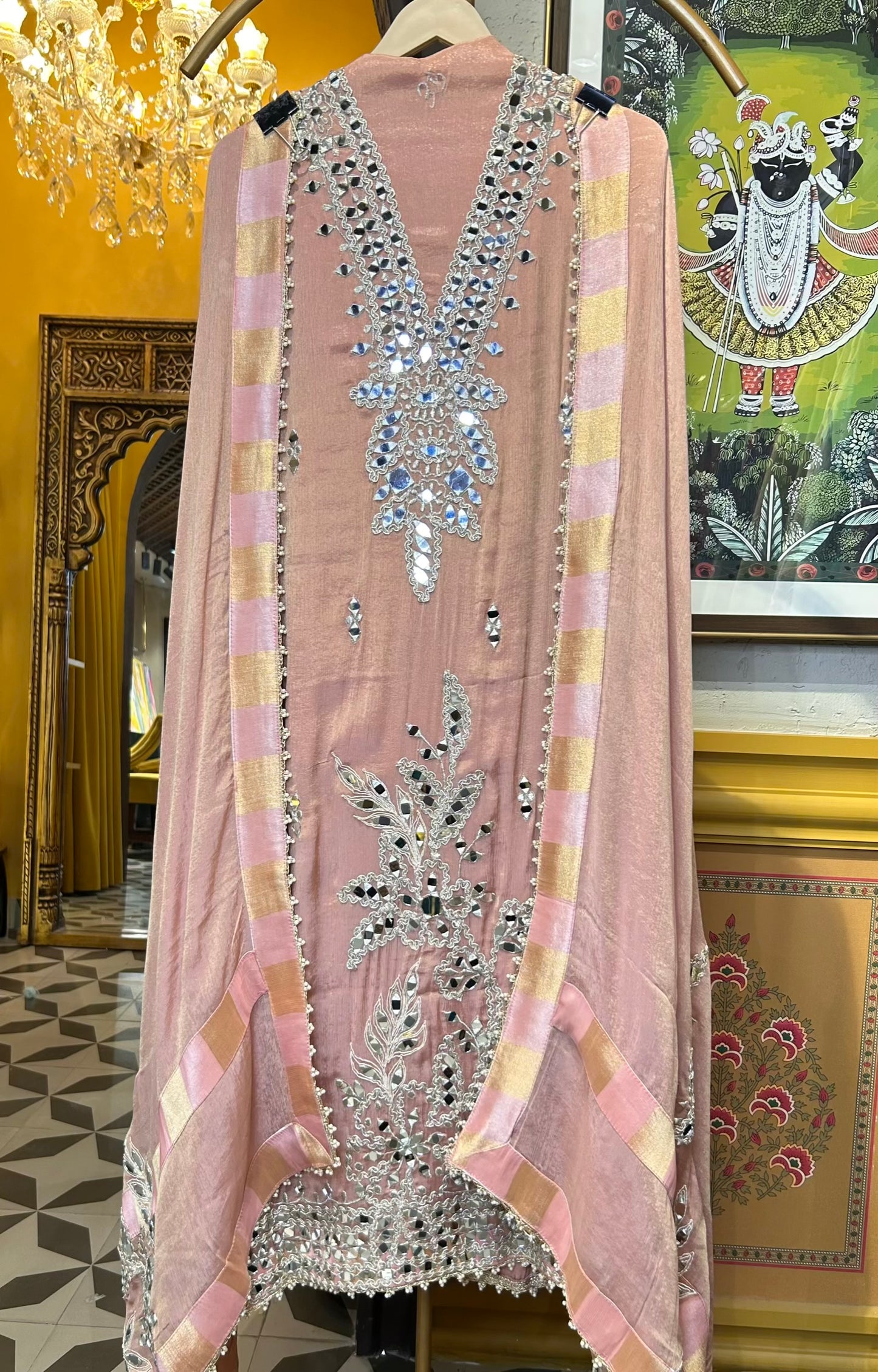 Jamila Organza Suit (Pink)