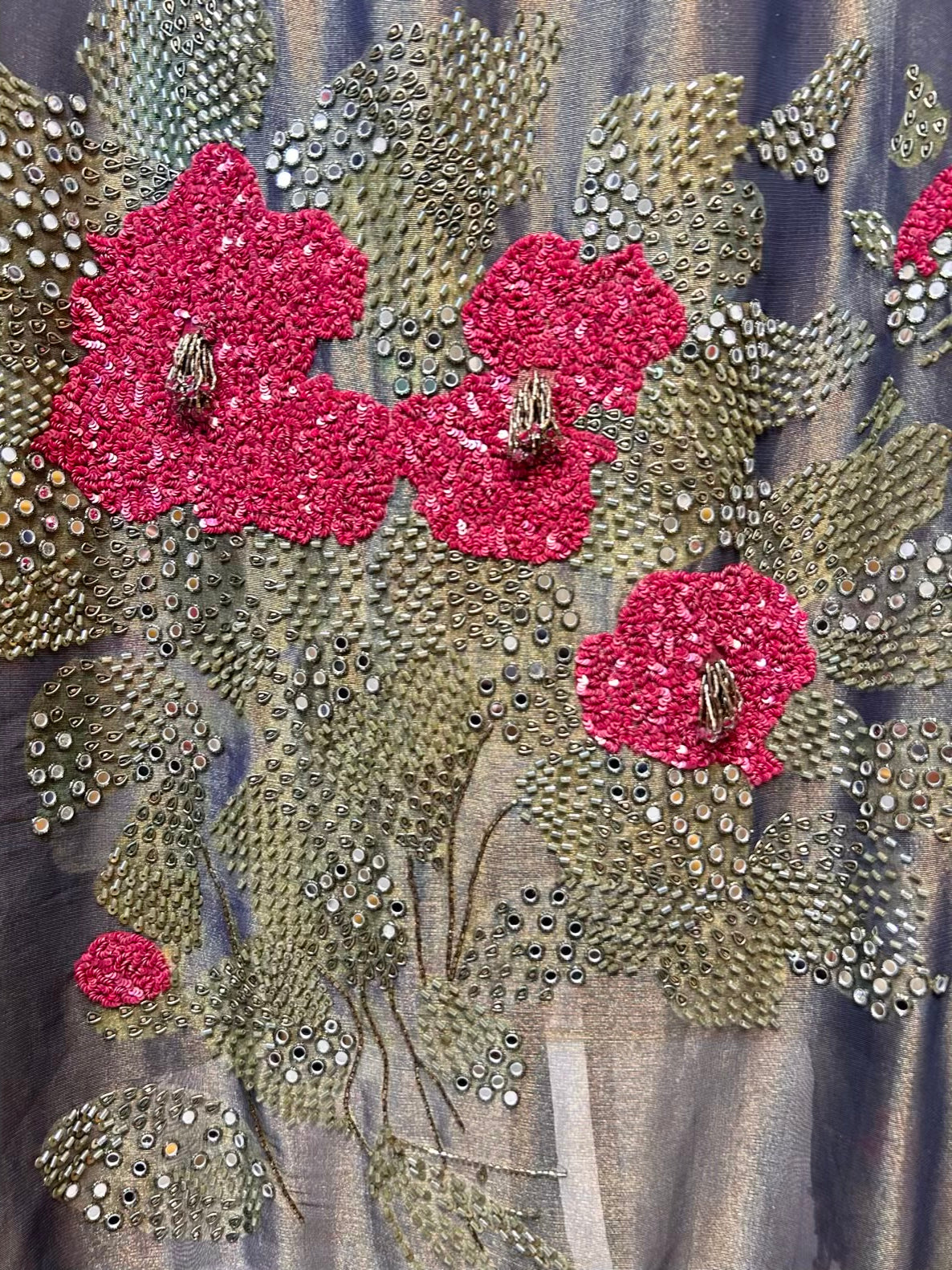 Rimaira Organza Grace Suit (Silver Grey)