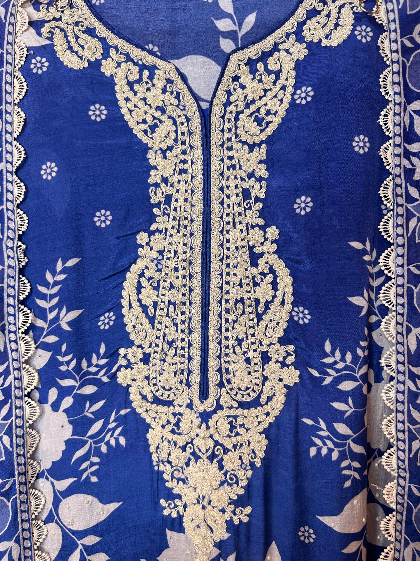 Nairiti Muslin Suit (Blue)