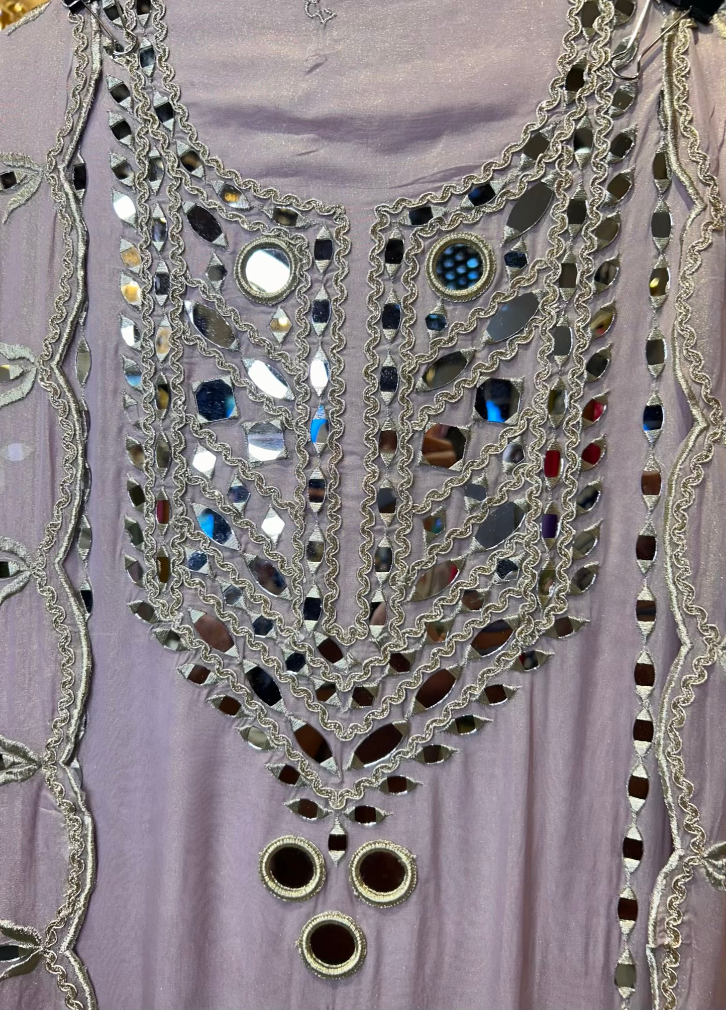 Nayira Organza Suit (Lavender)