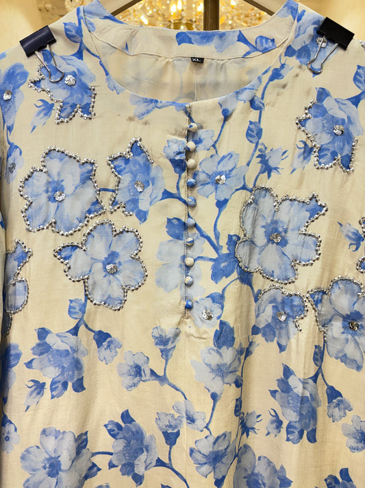 Ruhzaan Printed Farshi Co-ord