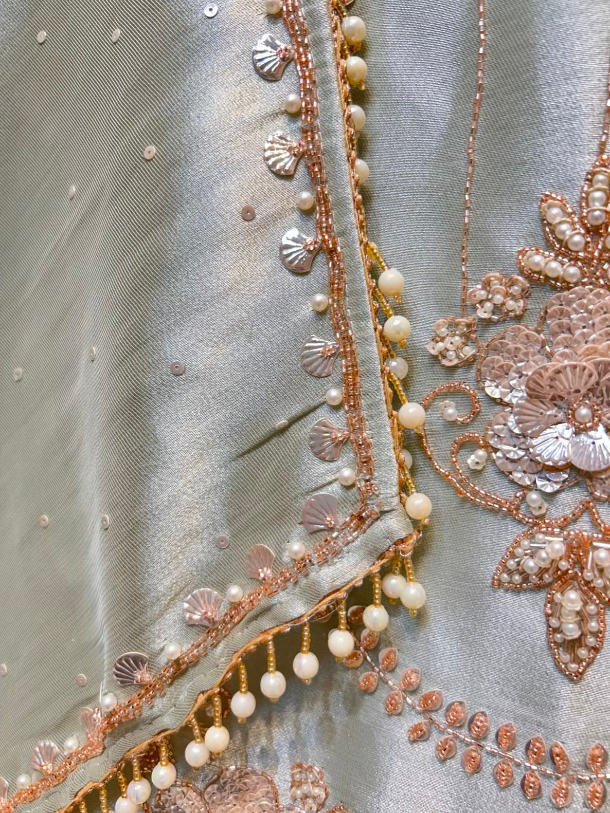 Ruhzara Lace Grace Suit (Powder Blue)