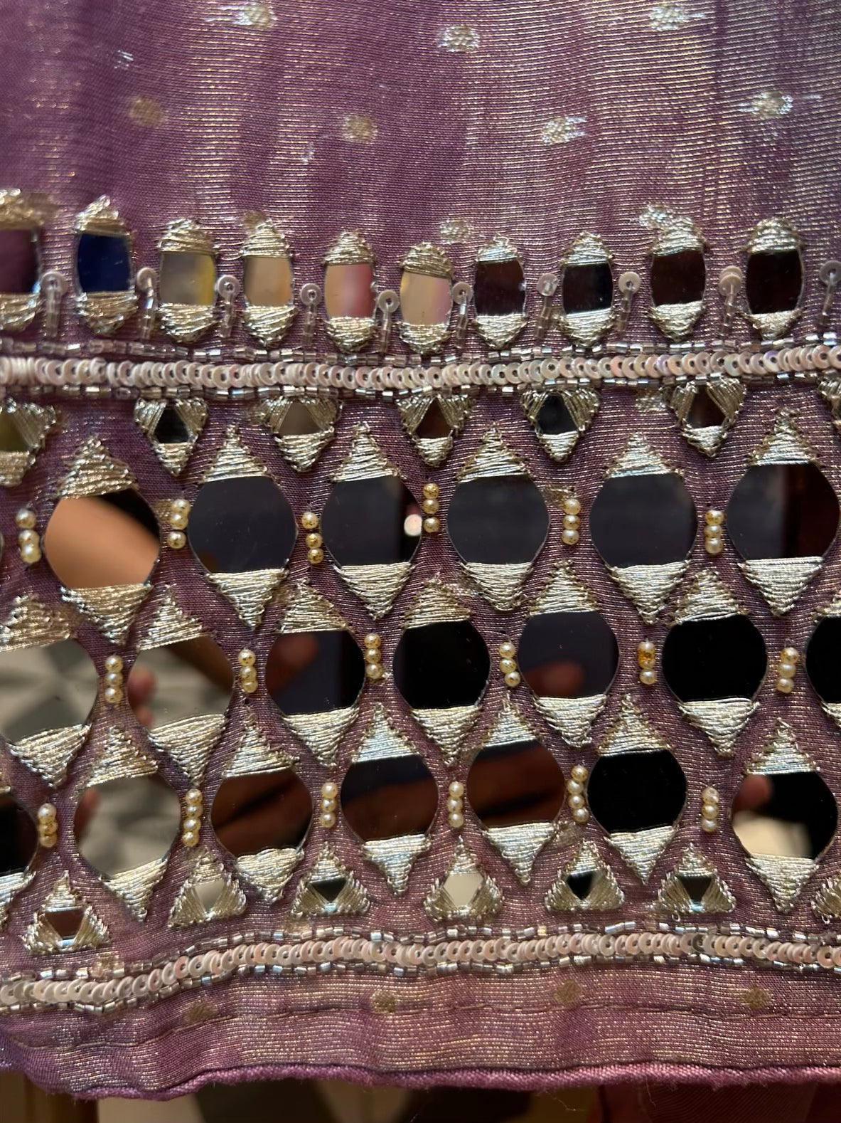 Nayira Mirror Suit (Purple)